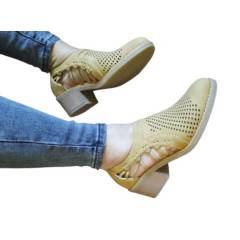 DINASTELLA - Zapato de mujer con taco bajo  horma normal