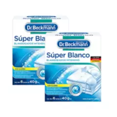 DR BECKMANN - Dr Beckmann Super Blanco Blanqueador Sin Cloro  - Pack x2