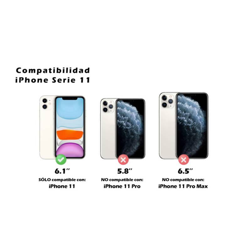 Carcasa Silicona Compatible Con iPhone 11 Color Lila
