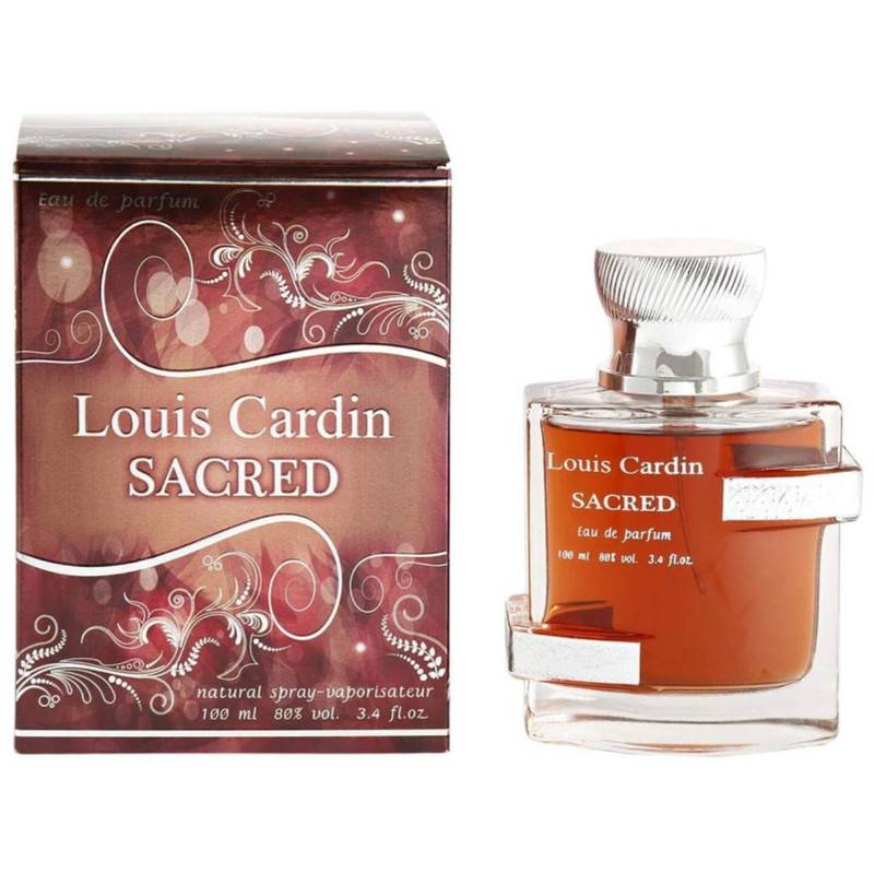 Sacred de Louis Cardin 100ml Eau de Parfum precio $34.990 Es una fragancia  de la familia olfativa Ámbar Vainilla para Hombres y…