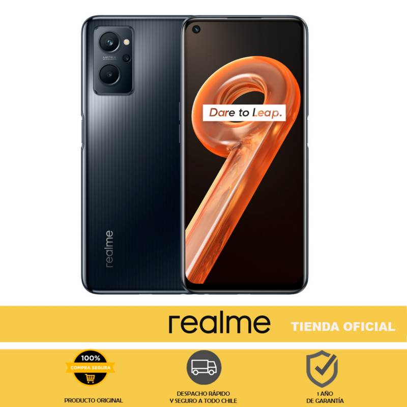 REALME Realme 9i 6GB-128GB- Negro - 4G - Dual SIM