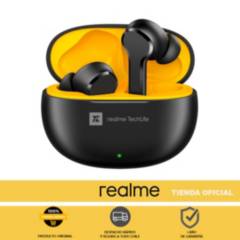 REALME - realme Buds T100  Negro - Auriculares Bluetooth- Cancelación de Ruido