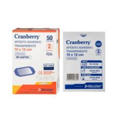 CRANBERRY - Apósito Adhesivo Transparente Cranberry 10*12cm Caja de 50 Unidades