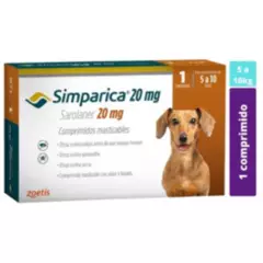 GENERICO - Simparica (20mg) 1 comprimido- Perros entre 5 a 10kg