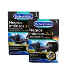 DR BECKMANN - Dr Beckmann Toallitas Renovadoras De Tonos Negro Pack X2