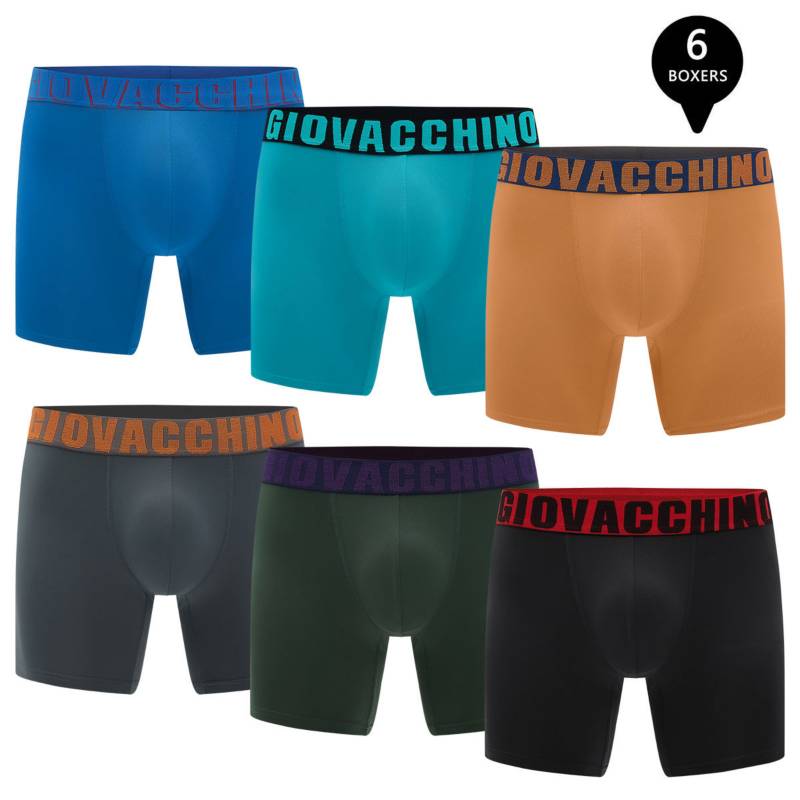 Boxer Ropa Interior Masculina Microfibra Pack 6 Unidades