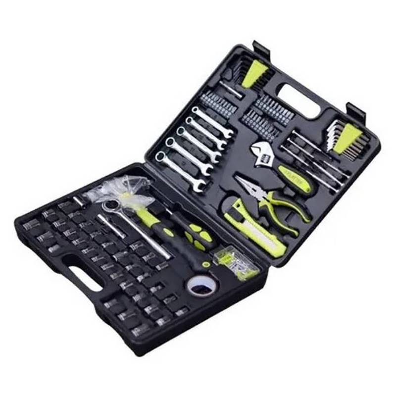 KLATTER - Kit de herramientas 180 piezas combinadas de acero