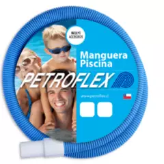 GENERICO - MANGUERA PISCINA PETROFLEX 38 MM 20 METROS CON ACCESORIOS