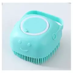 NPW - Cepillo de baño silicona suave depurador de masaje limpieza piel verde