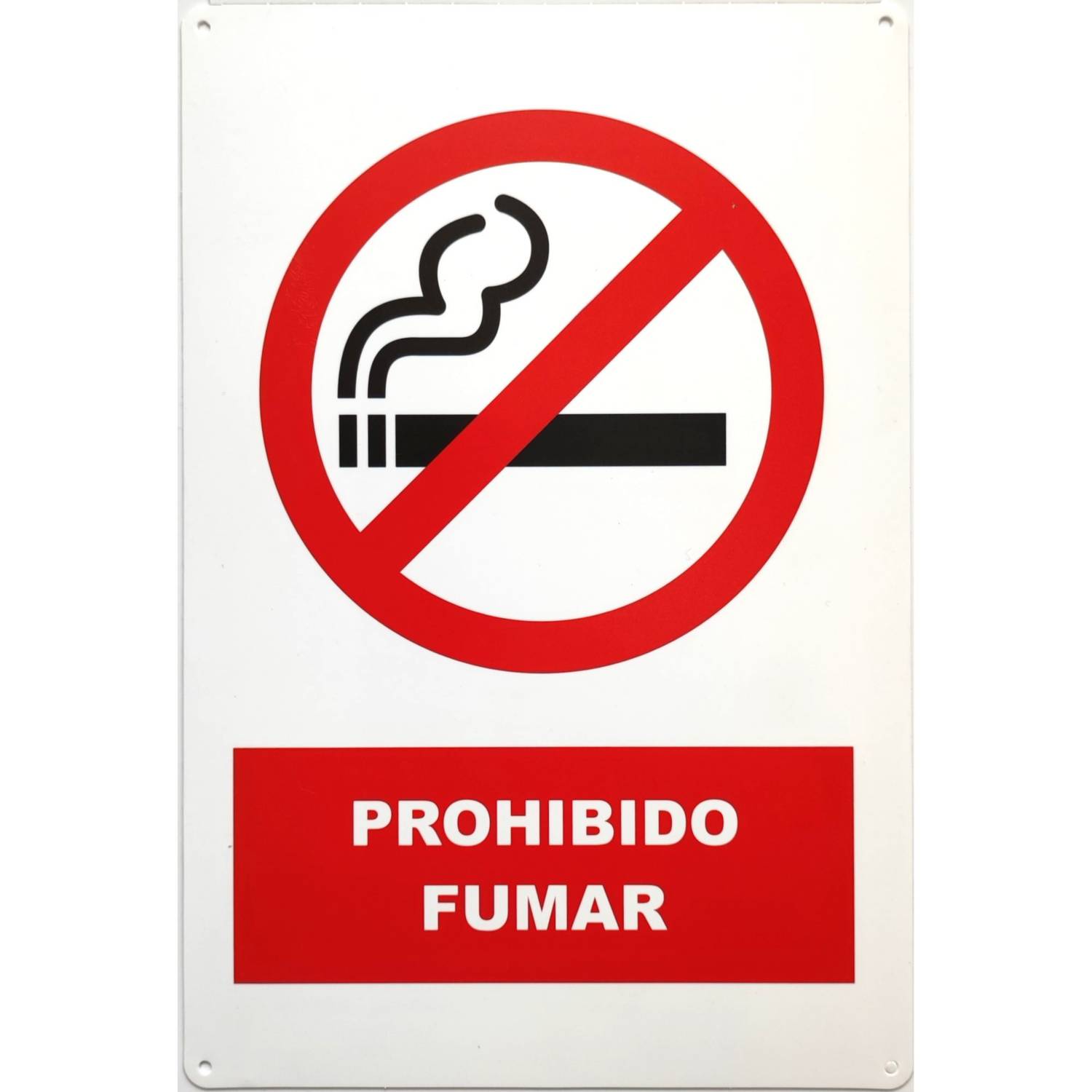 SEÑAL DE PROHIBIDO FUMAR CON BASE 20X30CM 149700-P SM