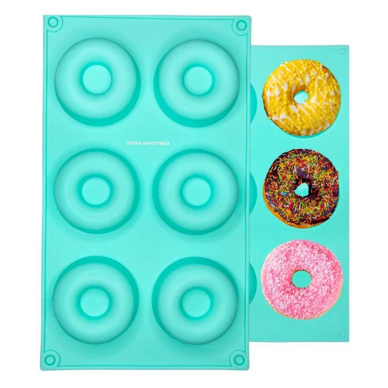 GENERICO Molde Silicona Molde Donuts Molde Donas Molde Mini Donuts