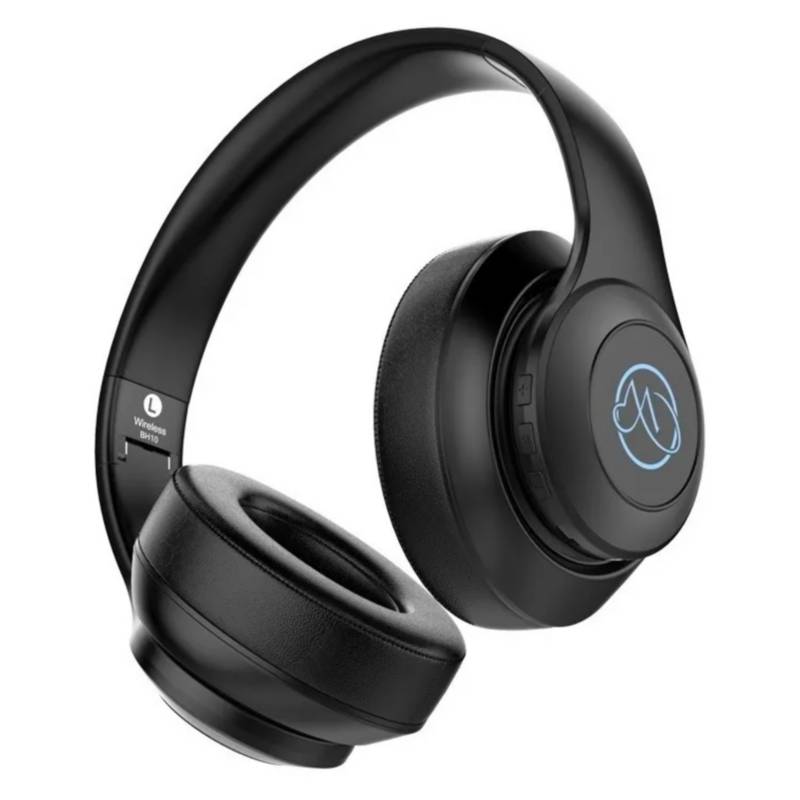 GENERICO - Audífonos Bluetooth Led Rgb Negro Con Micrófono