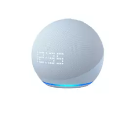 AMAZON - Amazon Echo Dot 5 Parlante Inteligente Con Reloj Alexa Azul