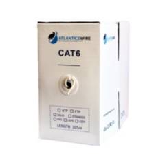 ATLANTICSWIRE - Cable UTP Cat6 305 Metros 23AWG CCA PVC Gris