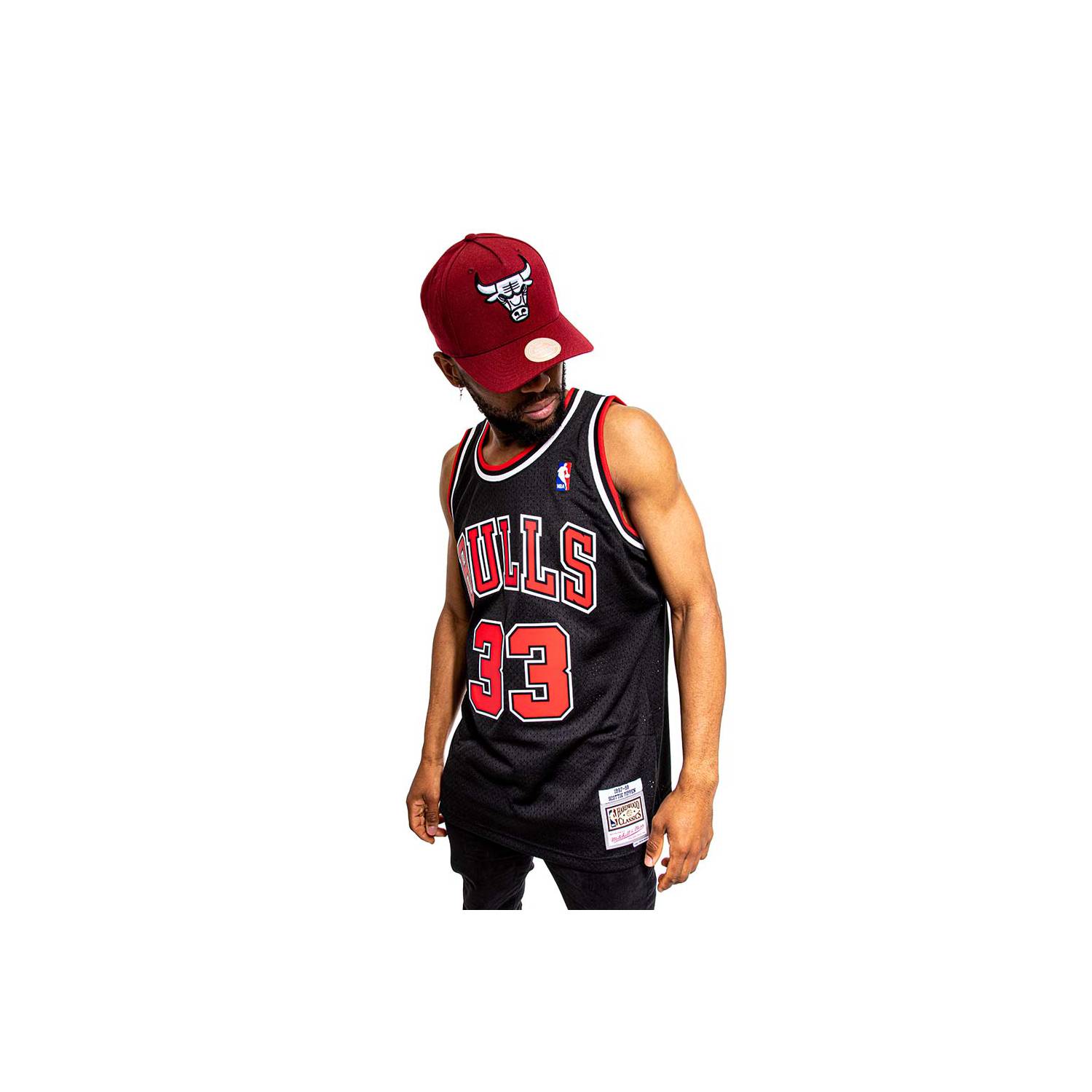 Camiseta Mitchell&Ness Chicago Bulls Scottie Pippen Black FW21
