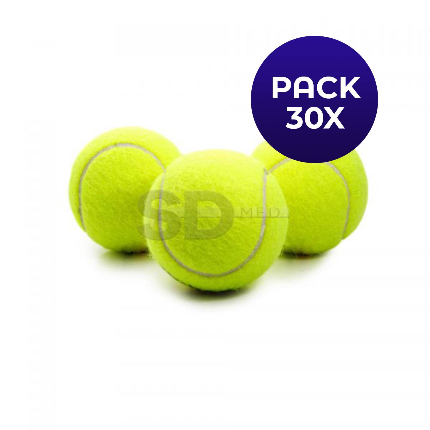 GENERICO Pack de 3 Pelotas de Tenis