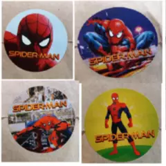 GENERICO - Sticker Niños X 200 Unid Spiderman