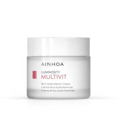 AINHOA - Crema Facial Rica Luminosidad Multivitaminas piel seca