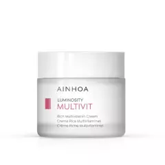 AINHOA - Crema Facial Rica Luminosidad Multivitaminas Piel Seca 50ml