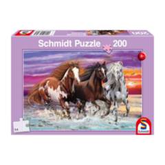 SCHMIDT - Puzzle Caballos en el Agua 200 Piezas - Rompecabezas