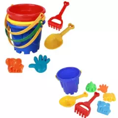 GENERICO - Juguete de playa cubeta balde infantil accesorios