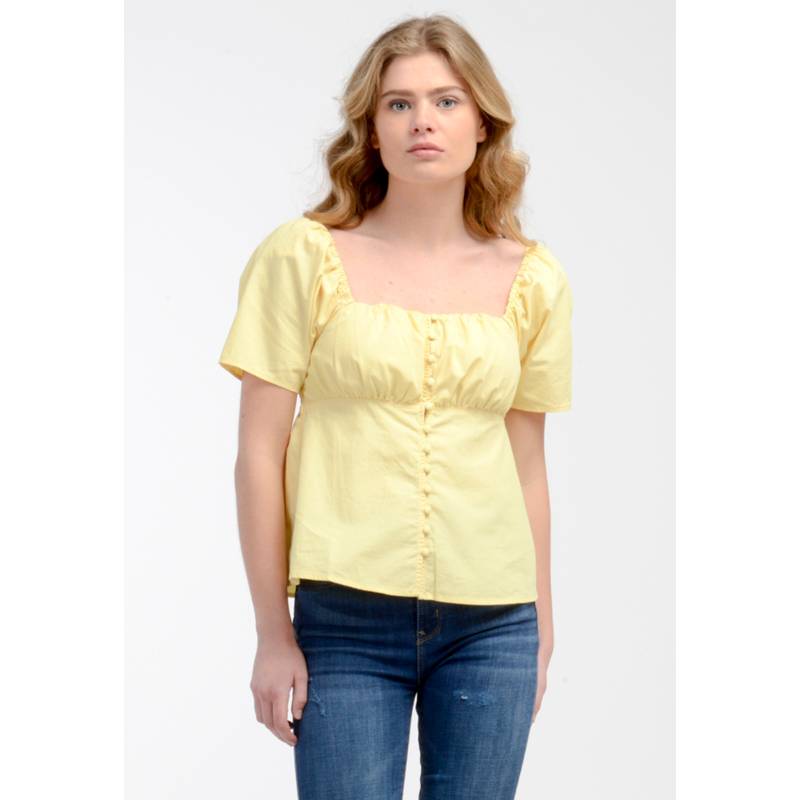 LEVIS - Camisa Mujer Lisa Amarillo Levis