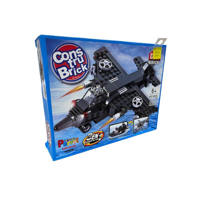 GENERICO Bloques De Construcción Tipo Lego Avión Militar Guerra