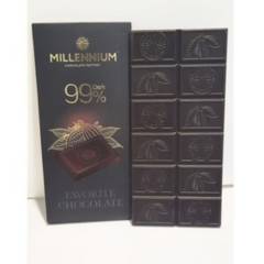 MILLENIUM - Tableta De Chocolate Dark 99 CACAO 100g