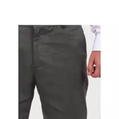 POLEMIC - Pantalón escolar pretina elasticada SLIM FIT Gris Polemic