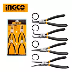 INGCO - Kit Juego Set Kit De Alicates Sacaseguros 7 Pulgadas Ingco