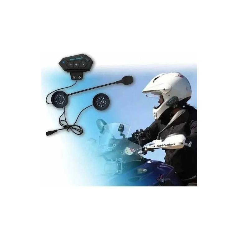 GENERICO Intercomunicador Casco Moto Manos Libres Bluetooth