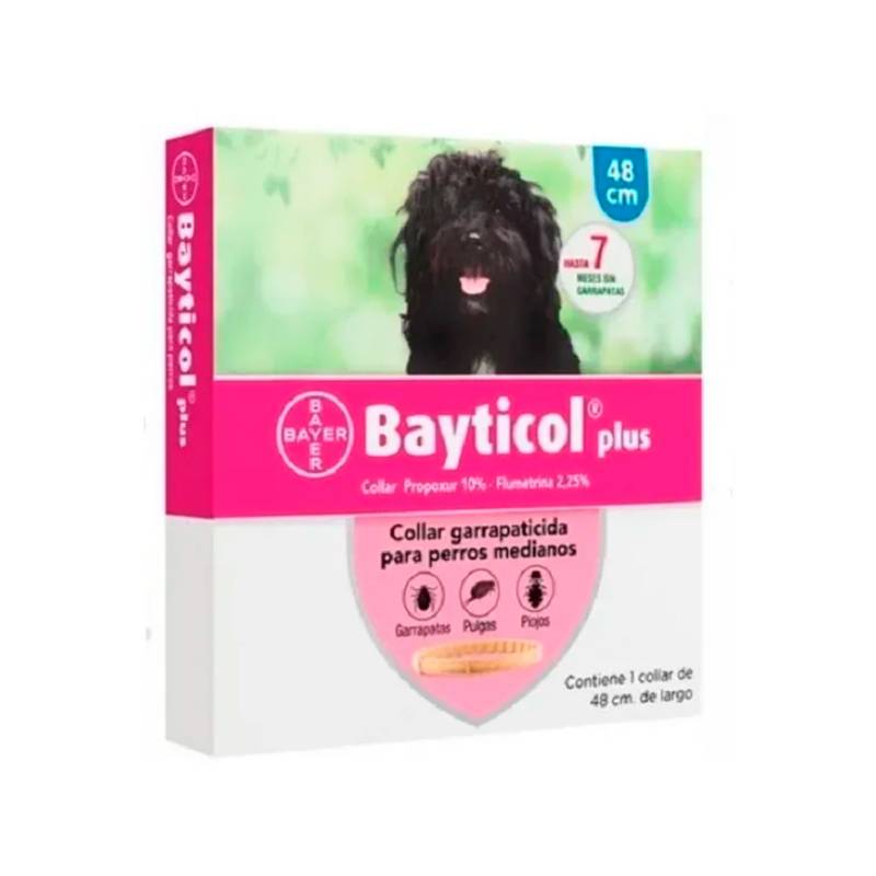 BAYER Collar Bayticol Pulgas Garrapatas Perros 48 Cm Medianos BAYER |  