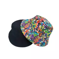 FUNSHOP - Gorro Pescador Estampado Reversible - Bucket Hat