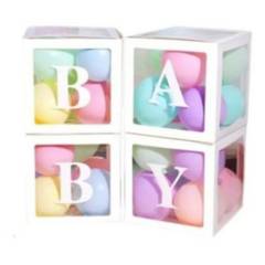 GENERICO - Cubos Para Globos Decorativos Baby Shower Y Cumpleaños