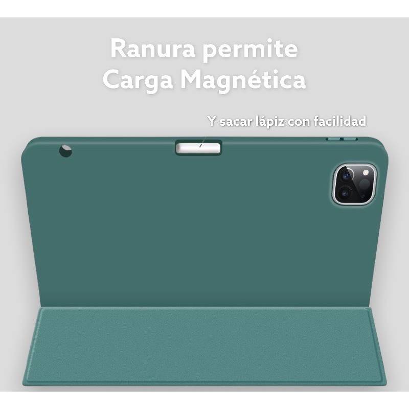 GENERICO Funda Para iPad 10° Generación 10.9 Gris Con Ranura Lápiz Pencil