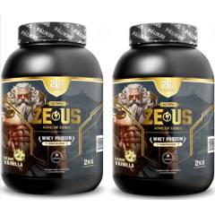 GENERICO - Pack Zeus - 2 Whey Protein Zeus de 2 kg - (4 kilos) Vainilla