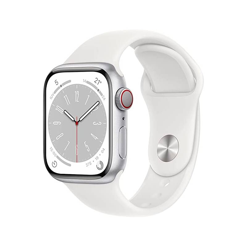 MICROWEAR - Smartwatch 8 PRO series 8 NFC, Bluetooth, carga inalambrica white