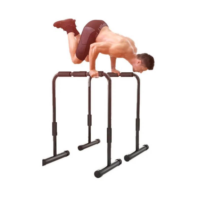 Pack de barras paralelas para ejercicios de calistenia de 63x73x41