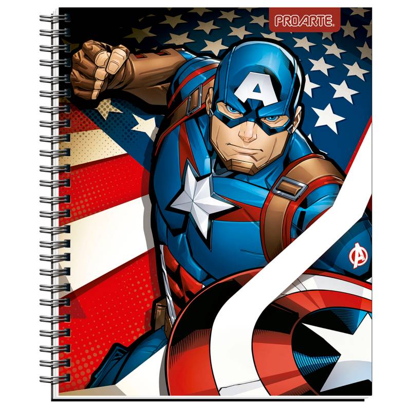 PROARTE - Pack 10 Cuadernos Proarte Universal Super Hero 100 Hojas 7mm