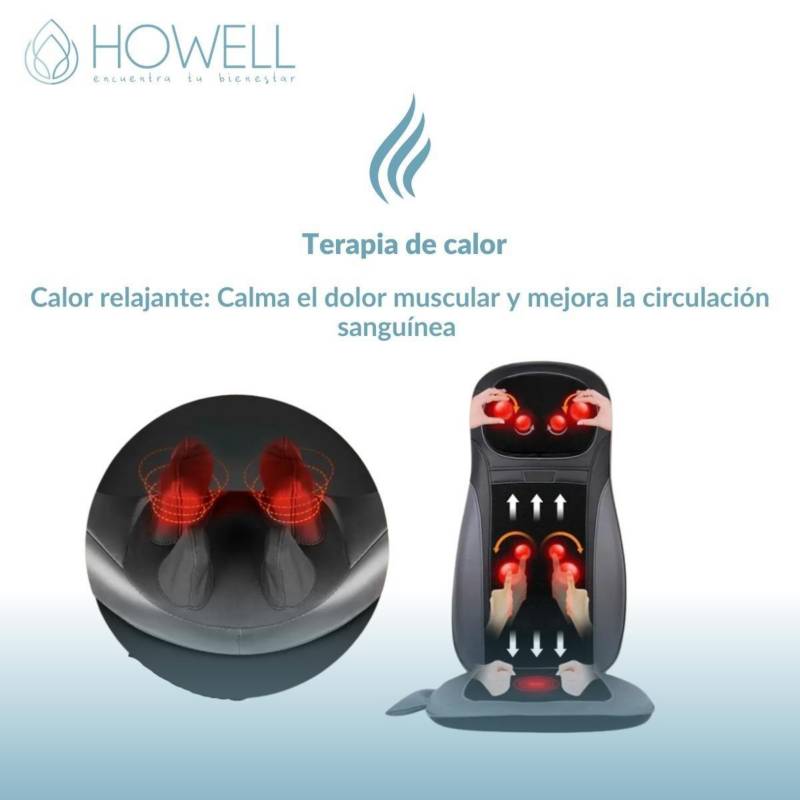 HOWELL Masajeador Cervical Howell Espalda Cuello Hombros Masajes