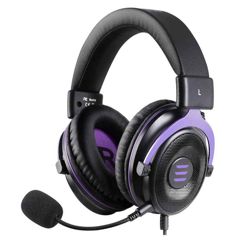 EKSA AUDIFONOS AUDICULARES EKSA HEADPHONES E900 PURPLE WIRED