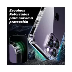 GENERICO - Carcasa transparente iPhone 14 plus y laminas de hidrogel