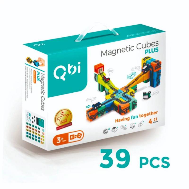 Qbi magnetic Cubes スタントアリーナ 46ピース+forest-century.com.tw