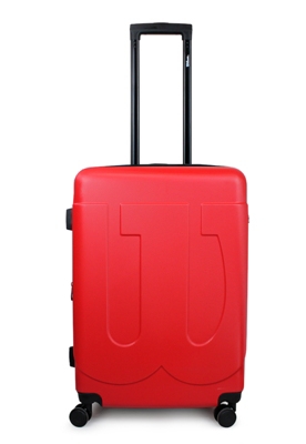 TRAVELWORLD Maleta Cabina Carry On Valija de Mano Roja