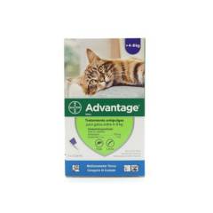 ELANCO - Advantage® - Pipeta Antipulga para Gatos de 4 a 8kg