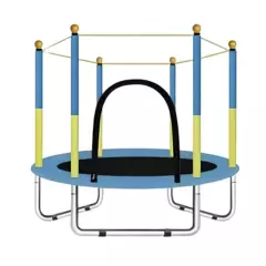CRUSEC - Mini Trampolin Cama Elastica Pequeña Para Niños Color Azul