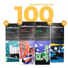 ILCAFFEITALIANO - Pack 100 capsulas Intensidad Media Baja Ilcaffeitaliano