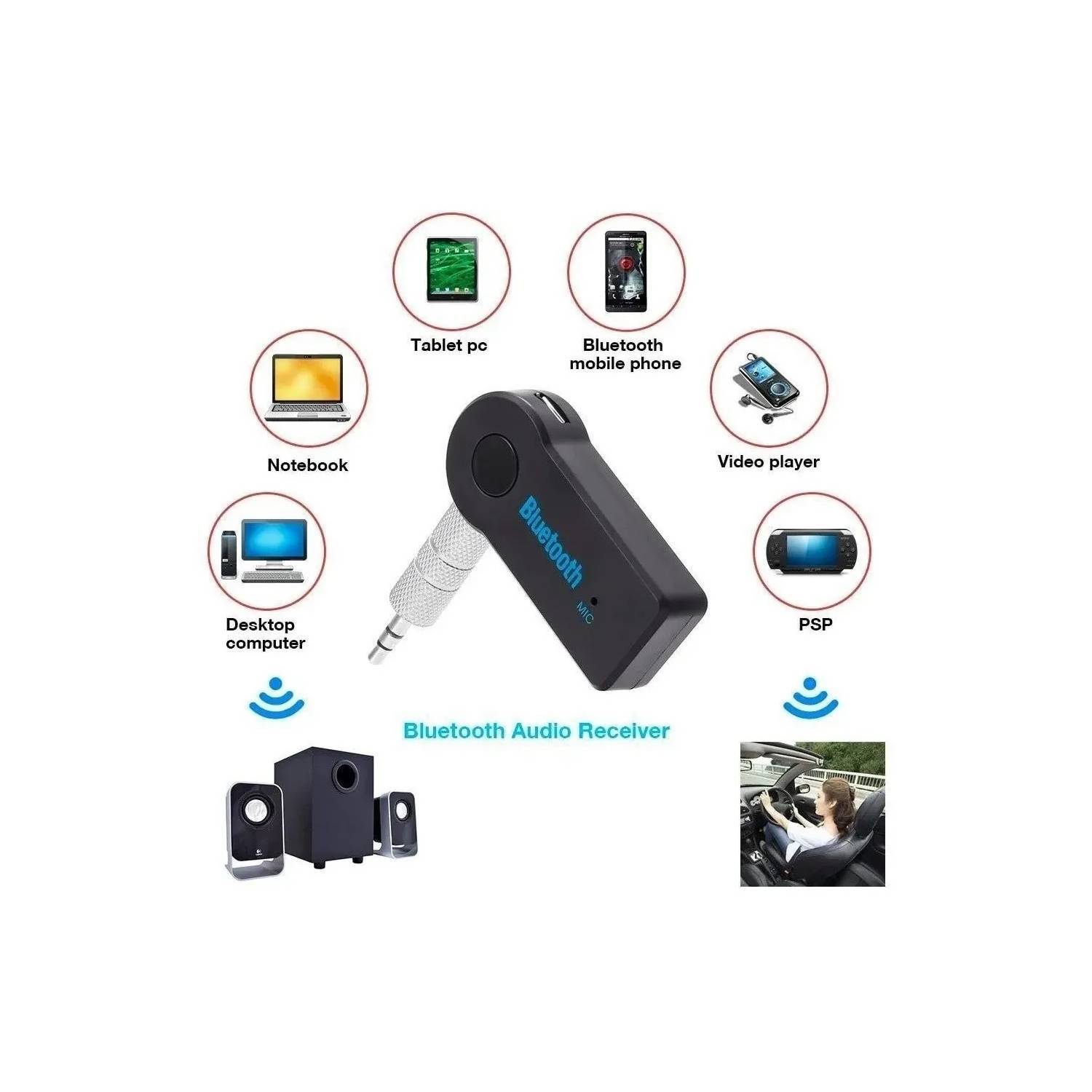 GENERICO Receptor Bluetooth Auxiliar Para Múltiples Dispositivos