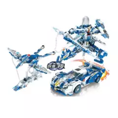 GENERICO - Bloques De Construcción Tipo Lego 3 en 1 Auto Robot Avión