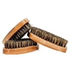 MPROPIA - Cepillo de barba de cerdas naturales y madera de bambú
